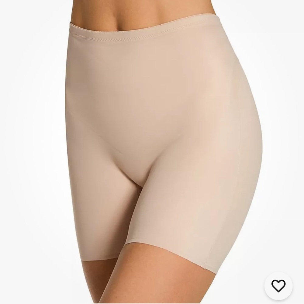 Naomi‎ & Nicole 7458 Adjusts to You Waistline Bike Pant Firm Control Sz XL Beige